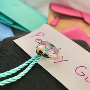 Cape Cod Single Ball Sterling Silver 14k Ring